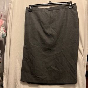 NWT pencil skirt with back slit, and zipper closure